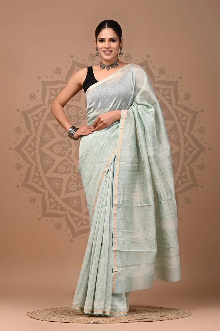 Chanderi Silk Handloom Saree