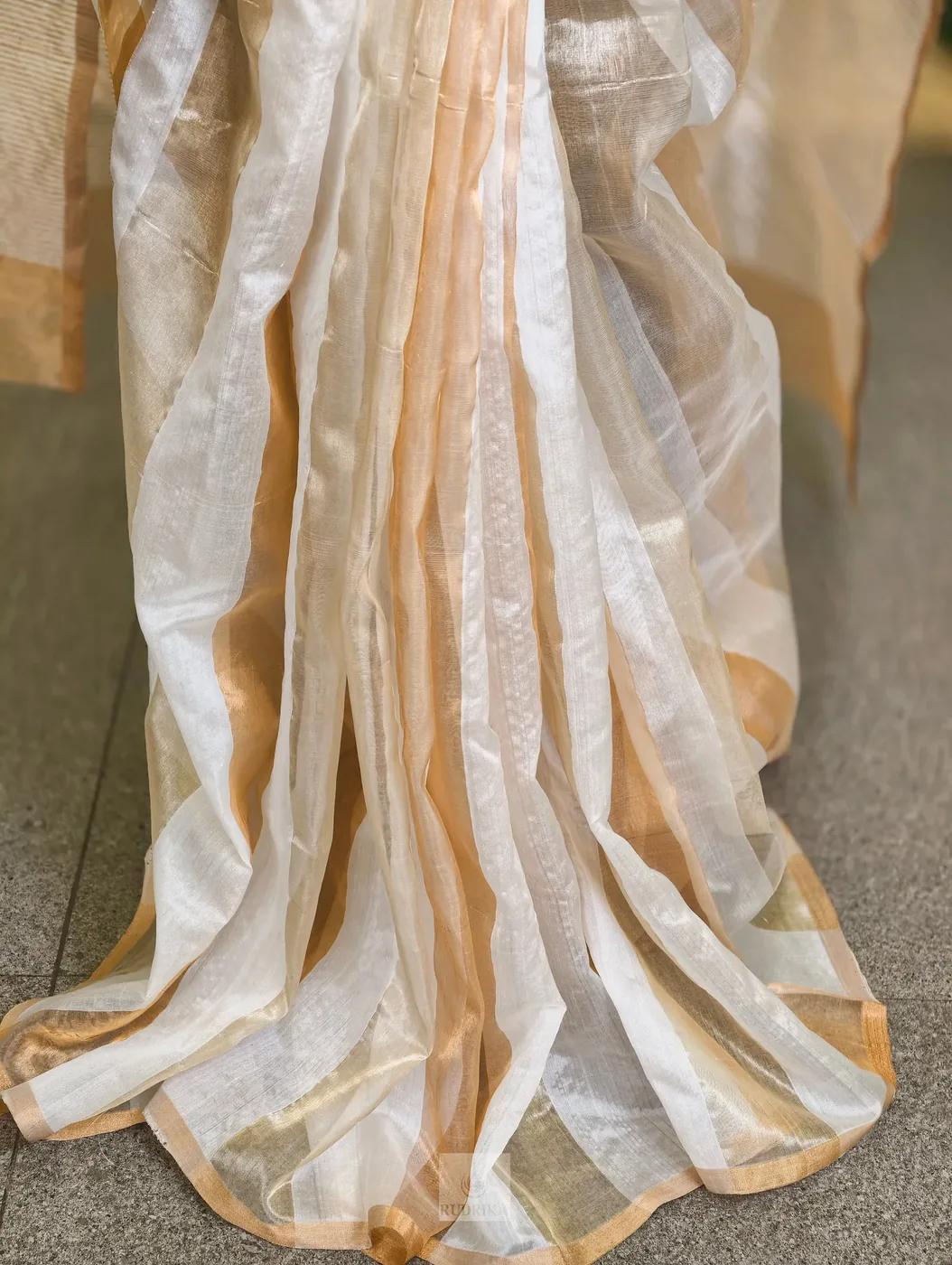 Handloom Chanderi Silk Tissue Saree