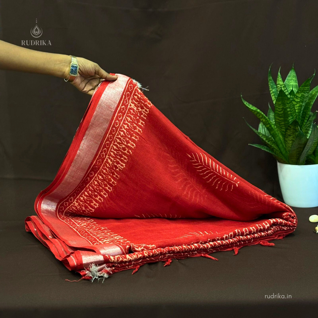 Linen Cotton Block Print