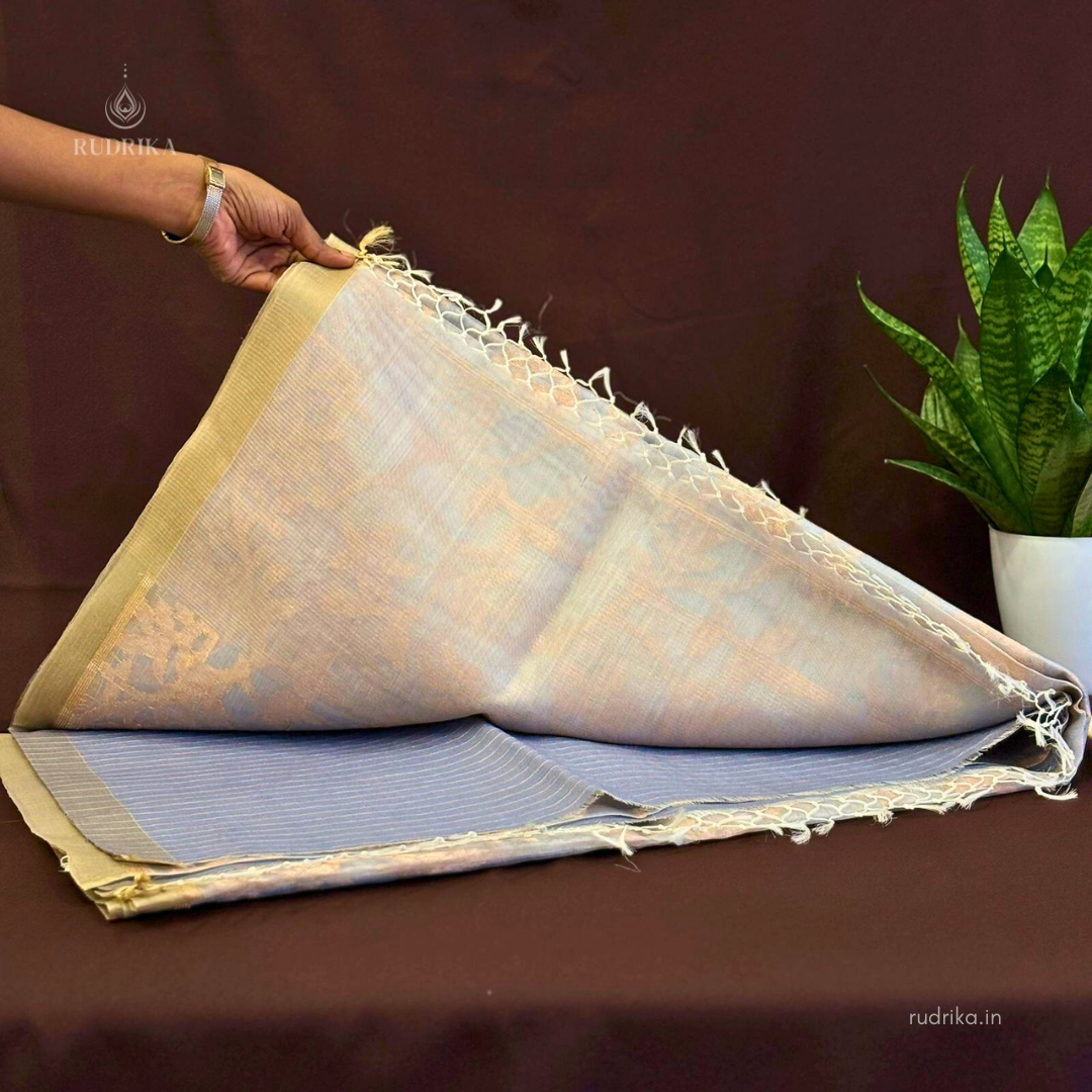 Jamdani Silk-linen Handwork