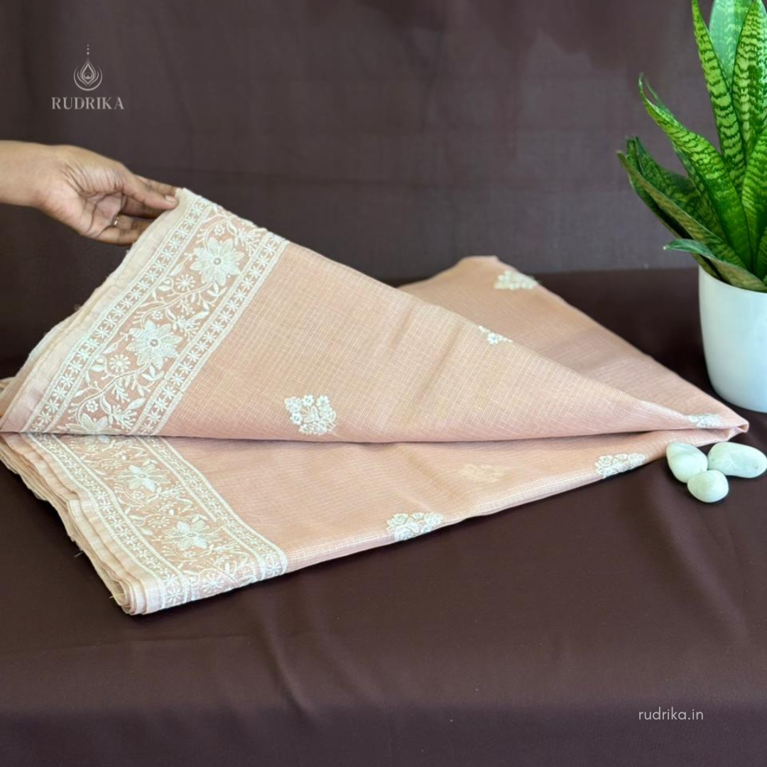 Kota Doria Tissue Embroidery