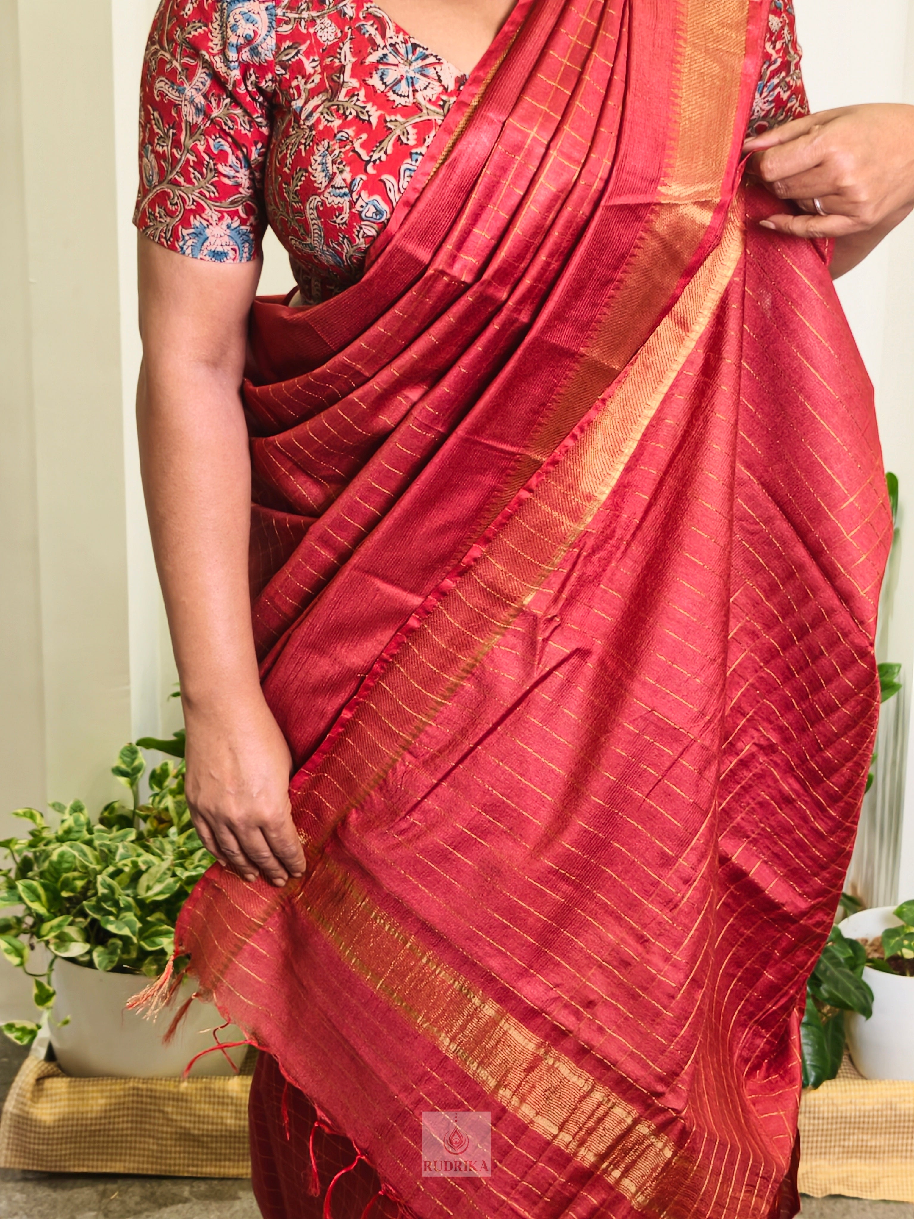 Mangalagiri Semi-Tussar Soft Silk