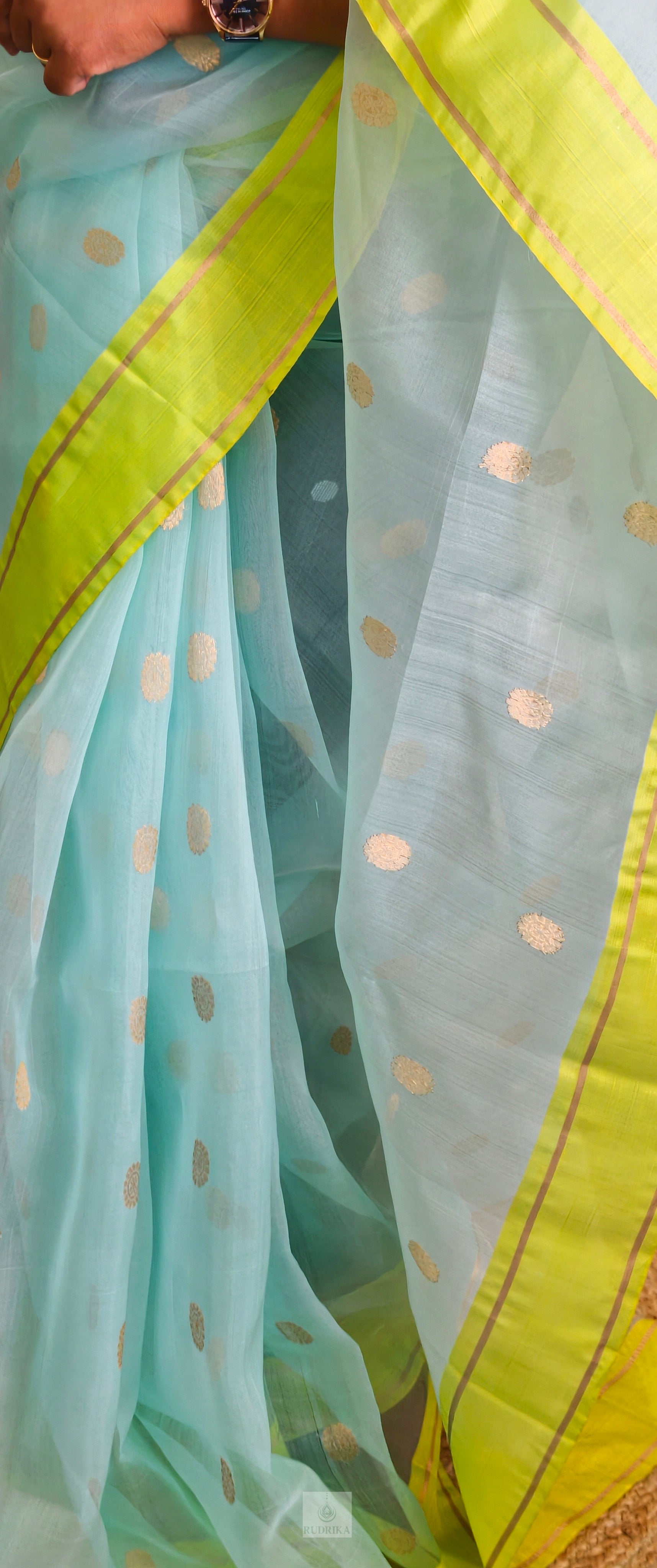 Handloom Chanderi Katan Silk Saree