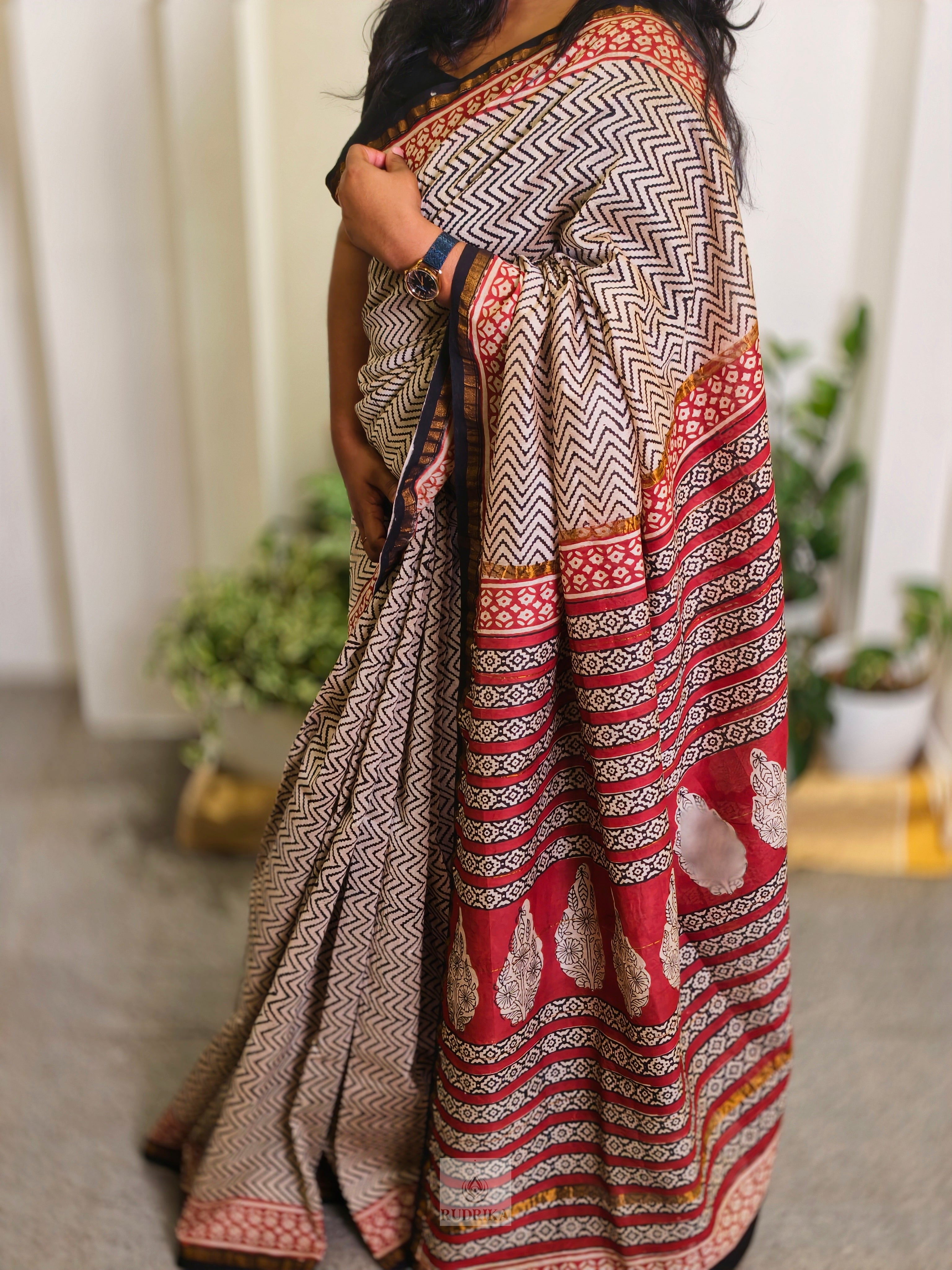 Maheshwari Silk Saree