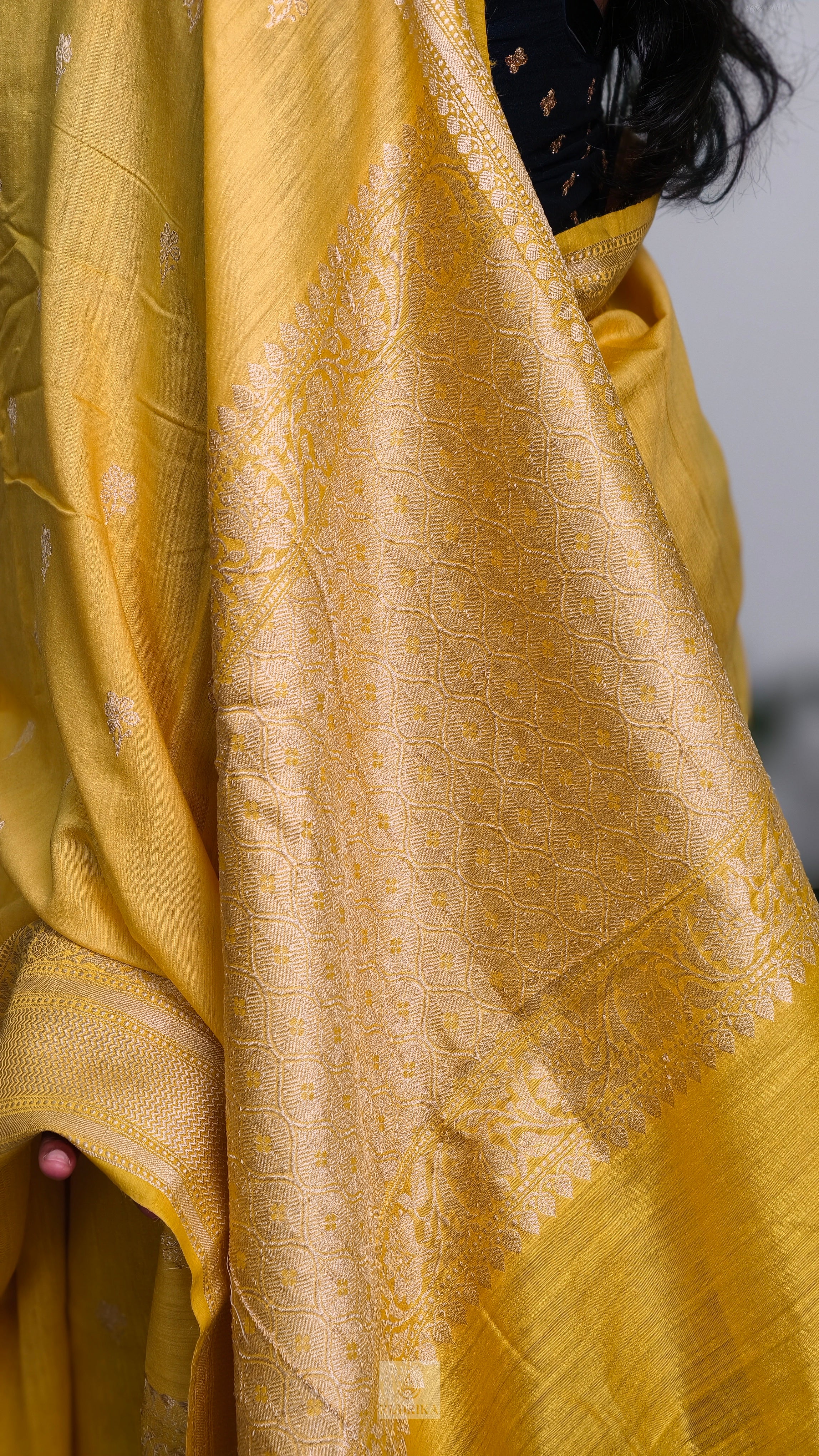 Georgette Khadi Handloom Saree