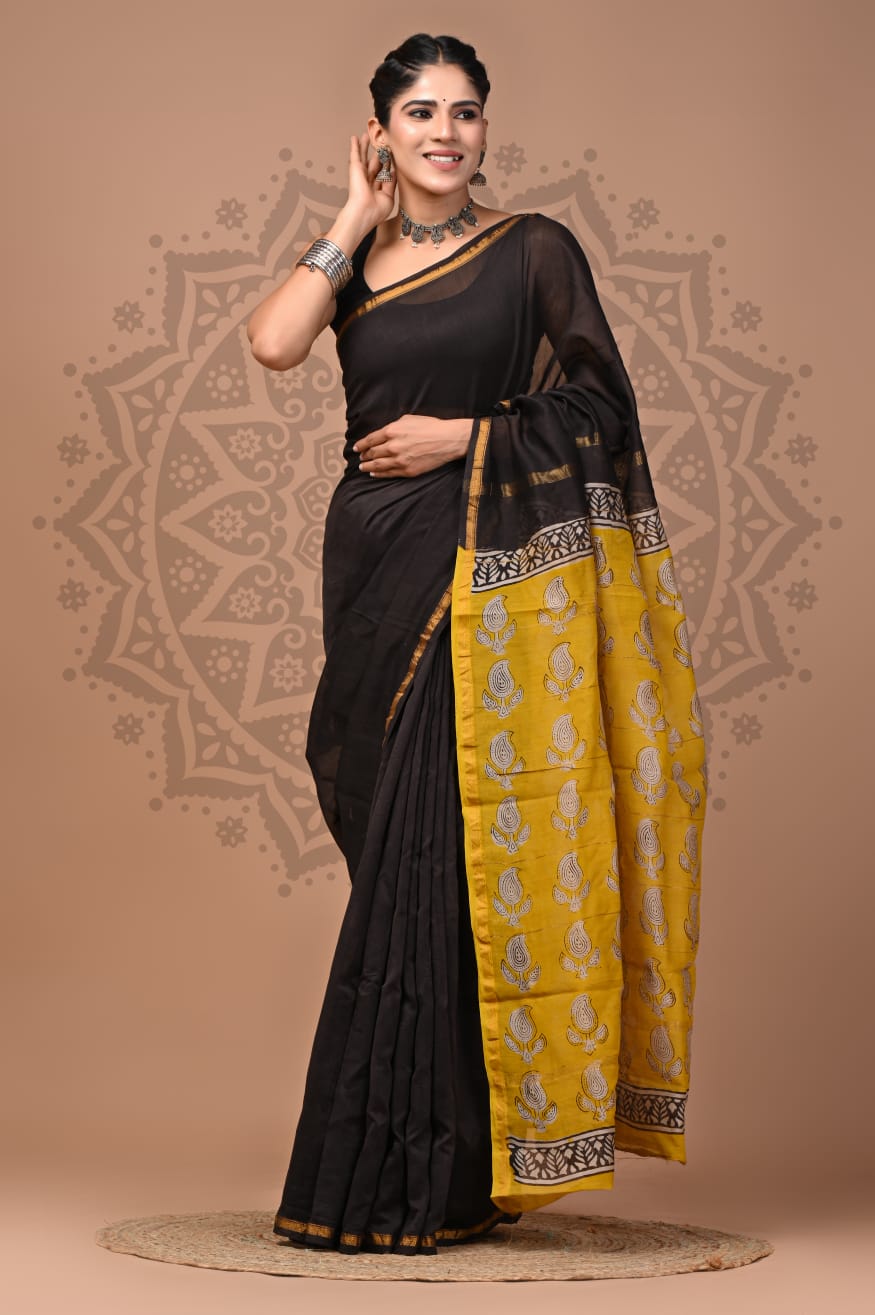 Chanderi Silk Handloom Saree