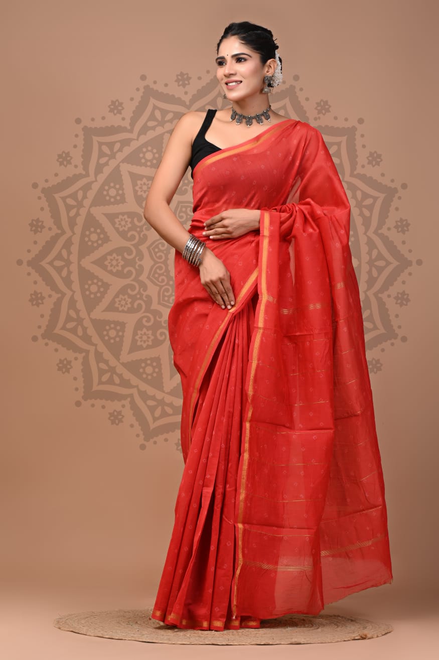 Chanderi Silk Handloom Saree
