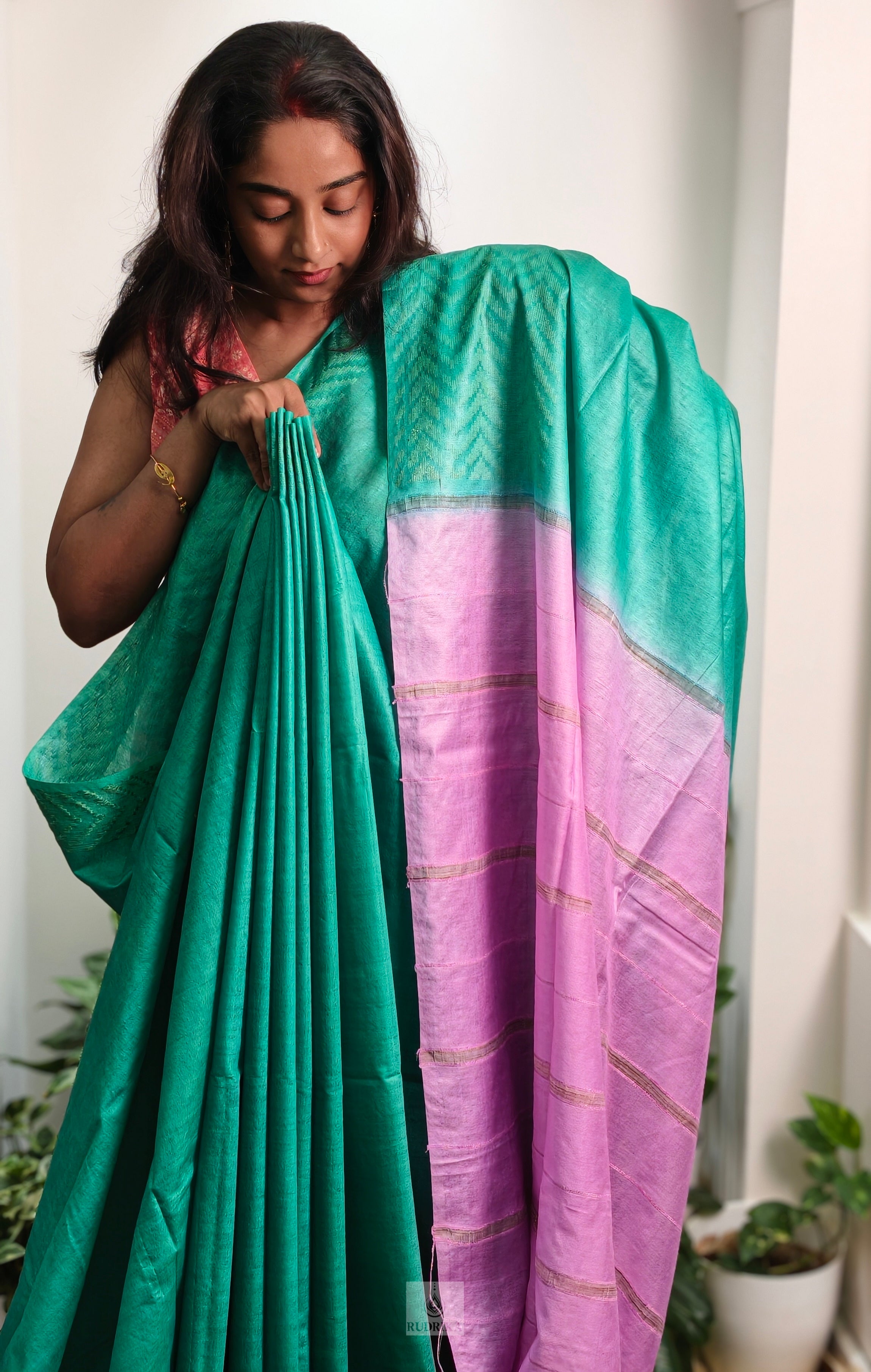 Semi-Tussar Soft Silk Saree