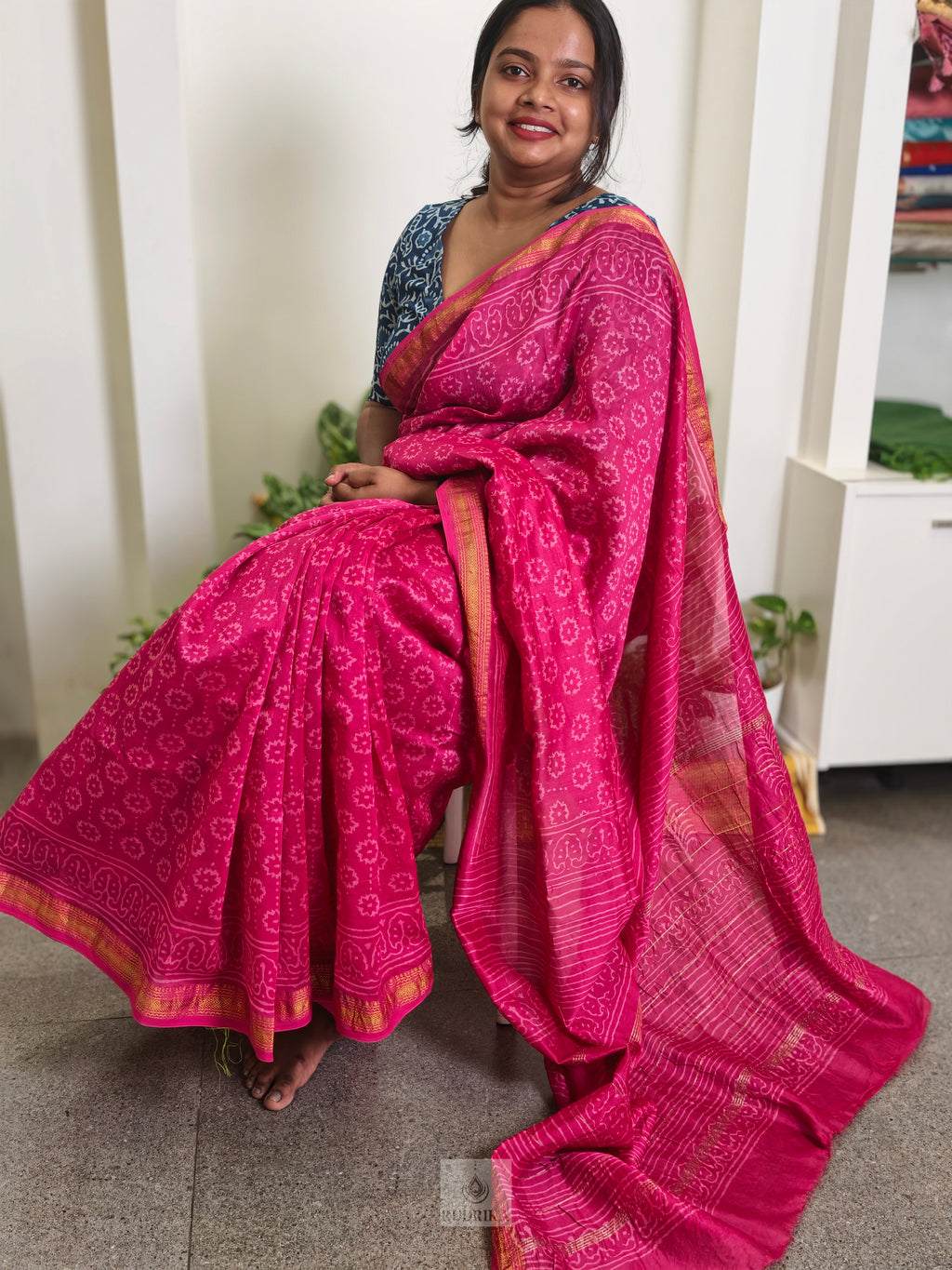 Maheshwari Silk Saree