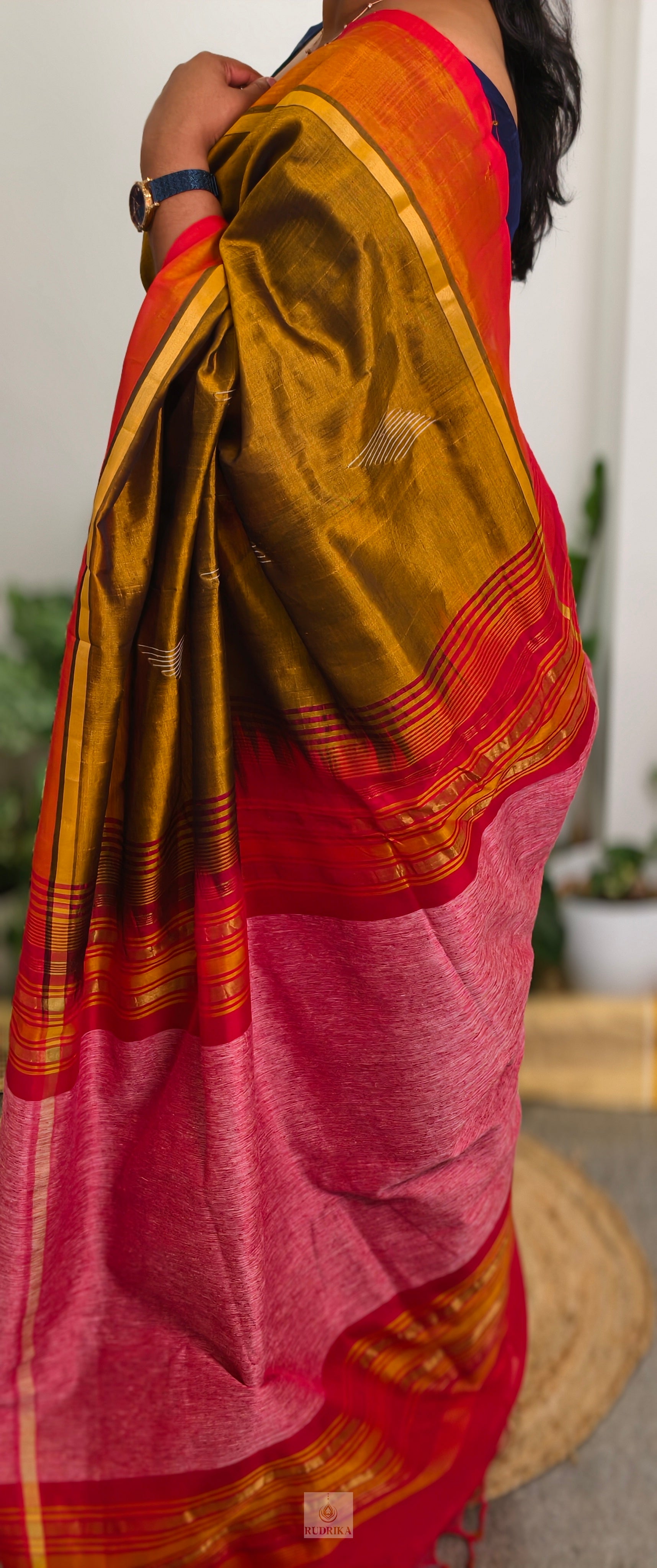 Banana Fiber Silk Saree