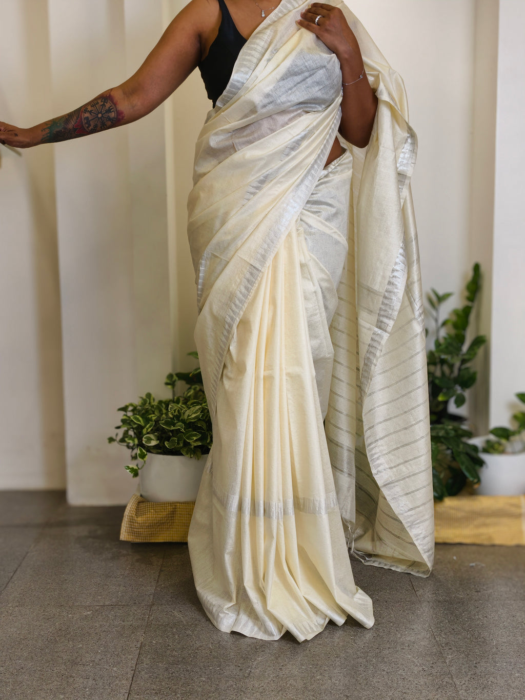 Semi-Tussar Soft Silk Saree