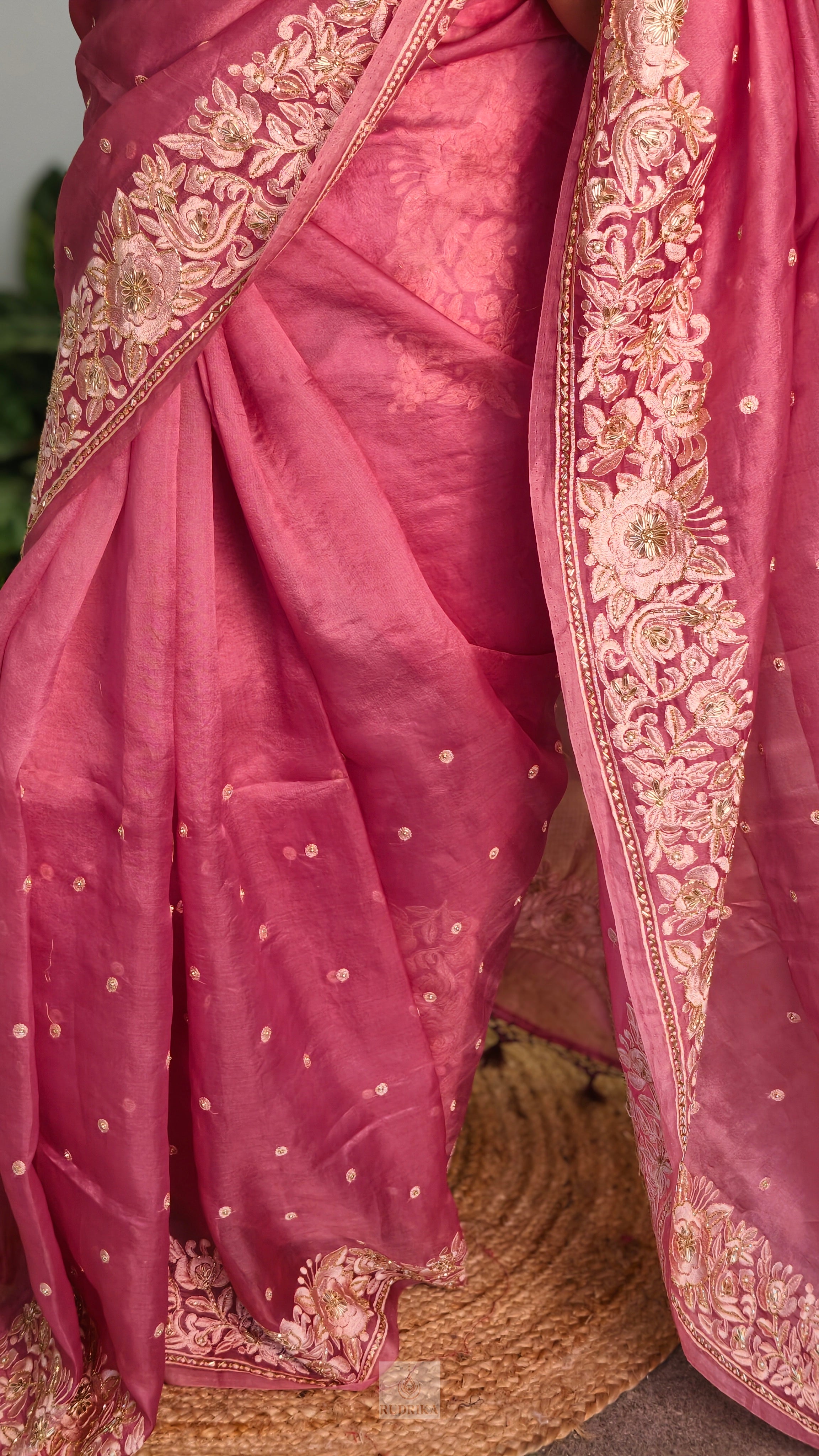 Organza with Handwork Saree