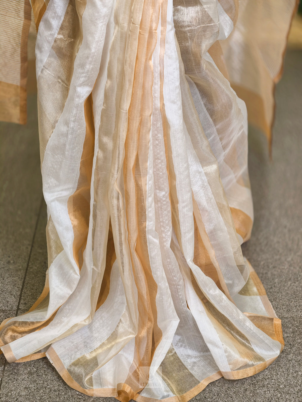 Handloom Chanderi Silk Tissue Saree