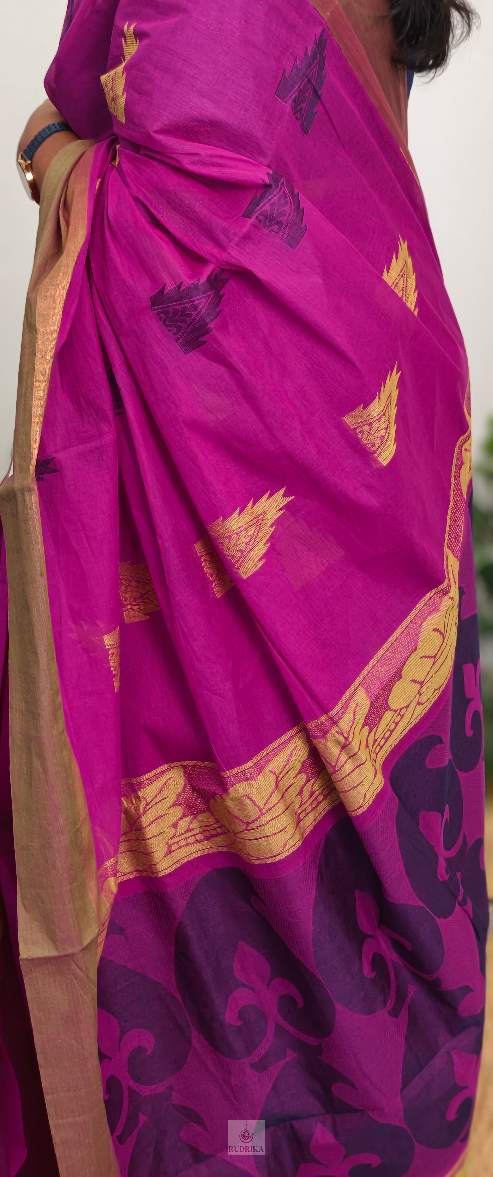 Banana Fiber Cotton Saree