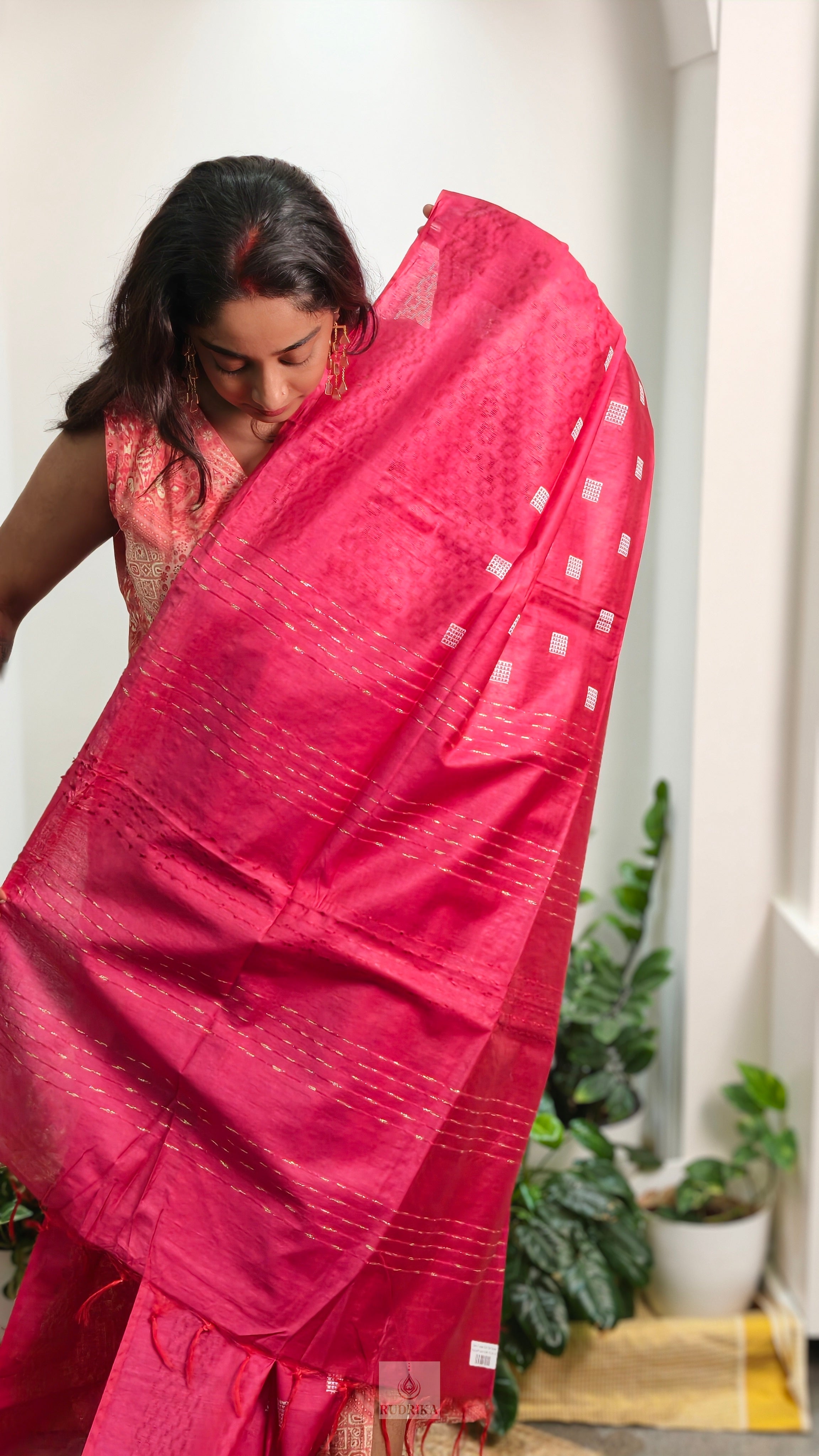 Semi-Tussar Soft Silk Saree