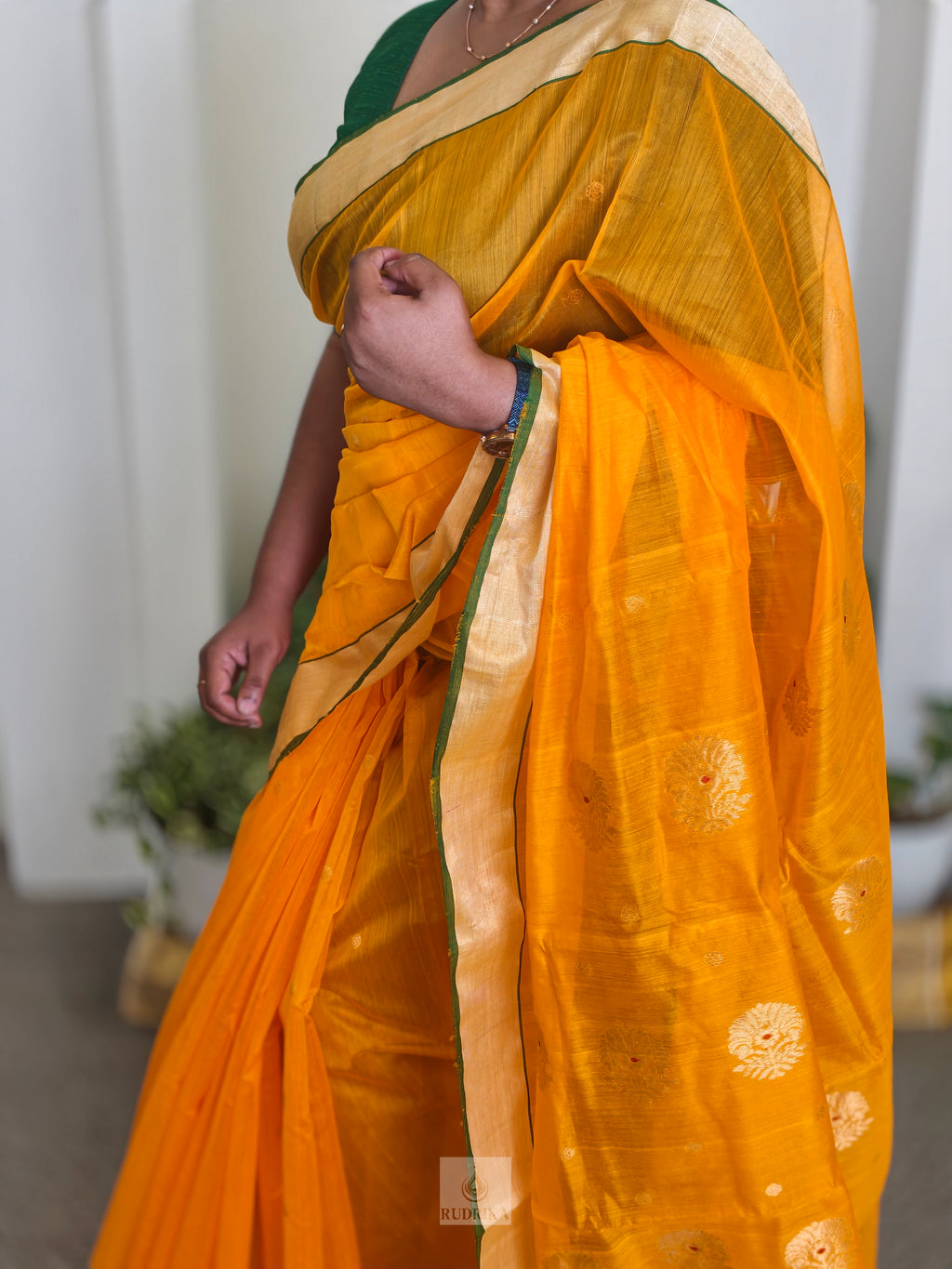 Handloom Chanderi Silk Cotton Saree