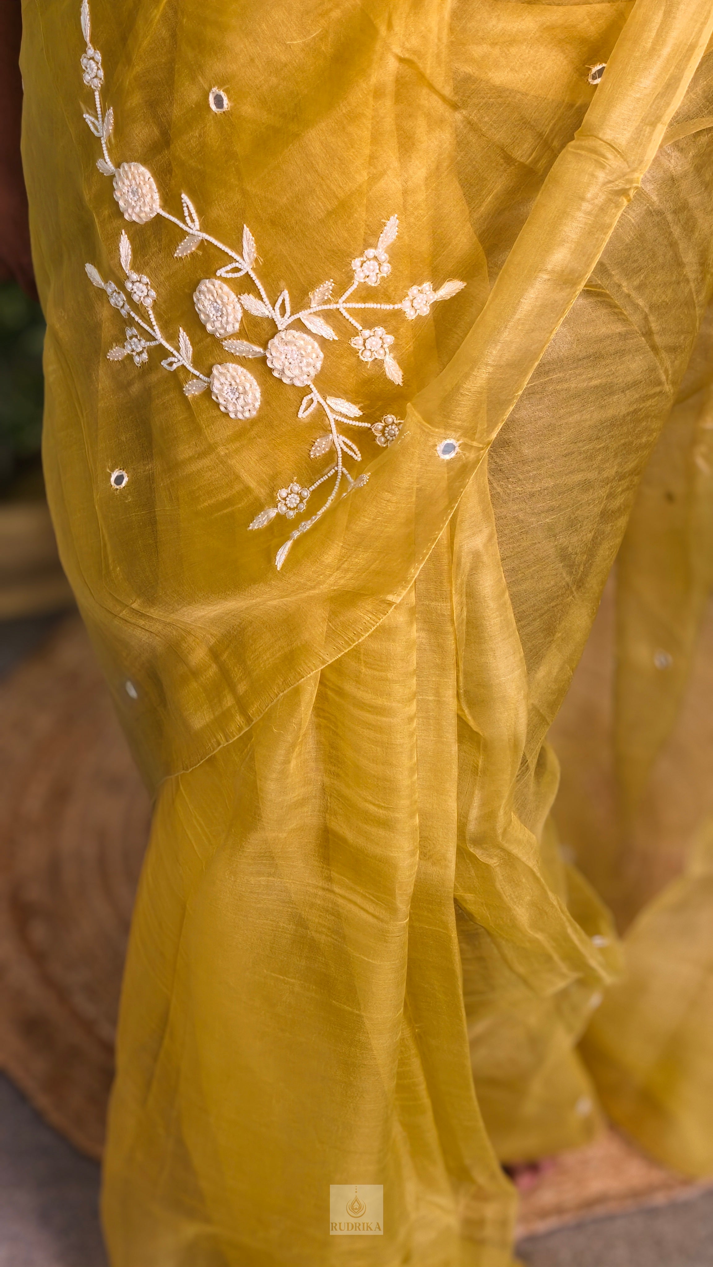 Organza with Handwork Saree