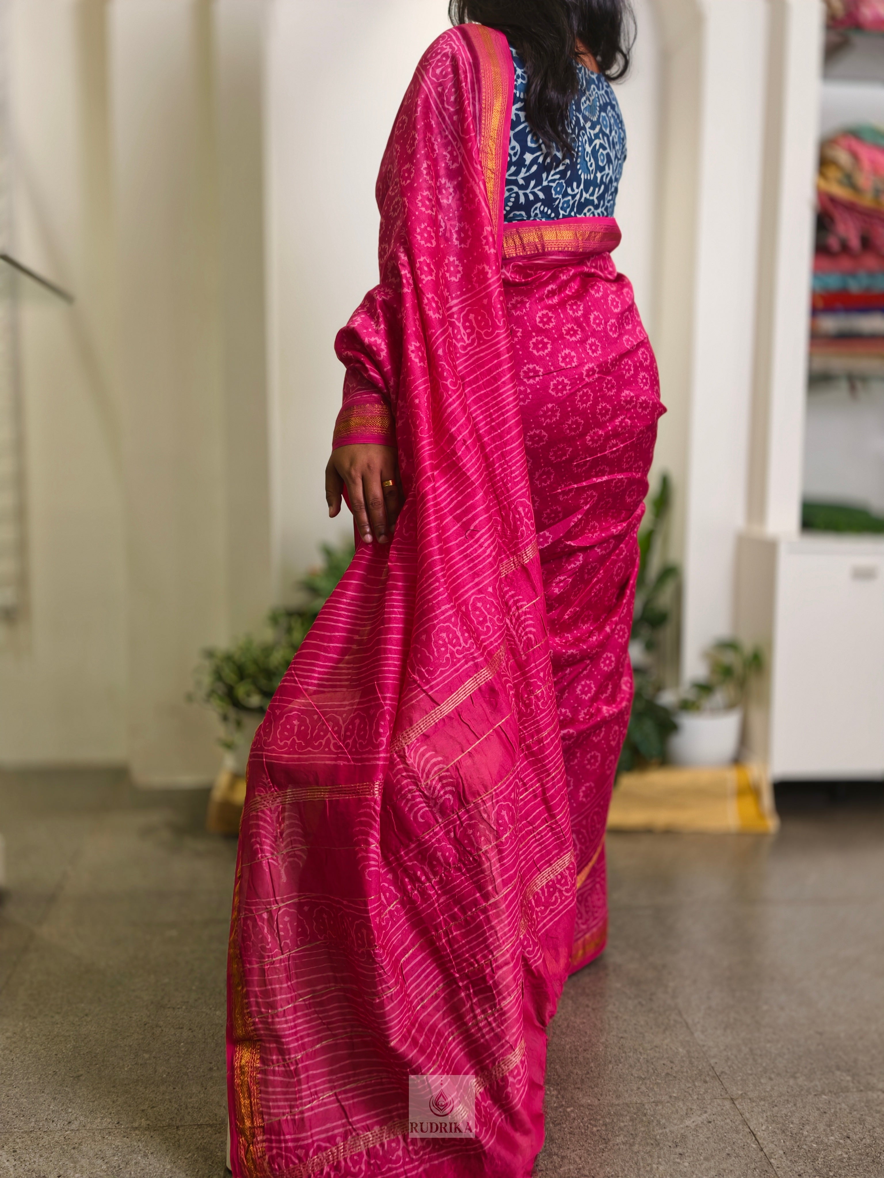 Maheshwari Silk Saree