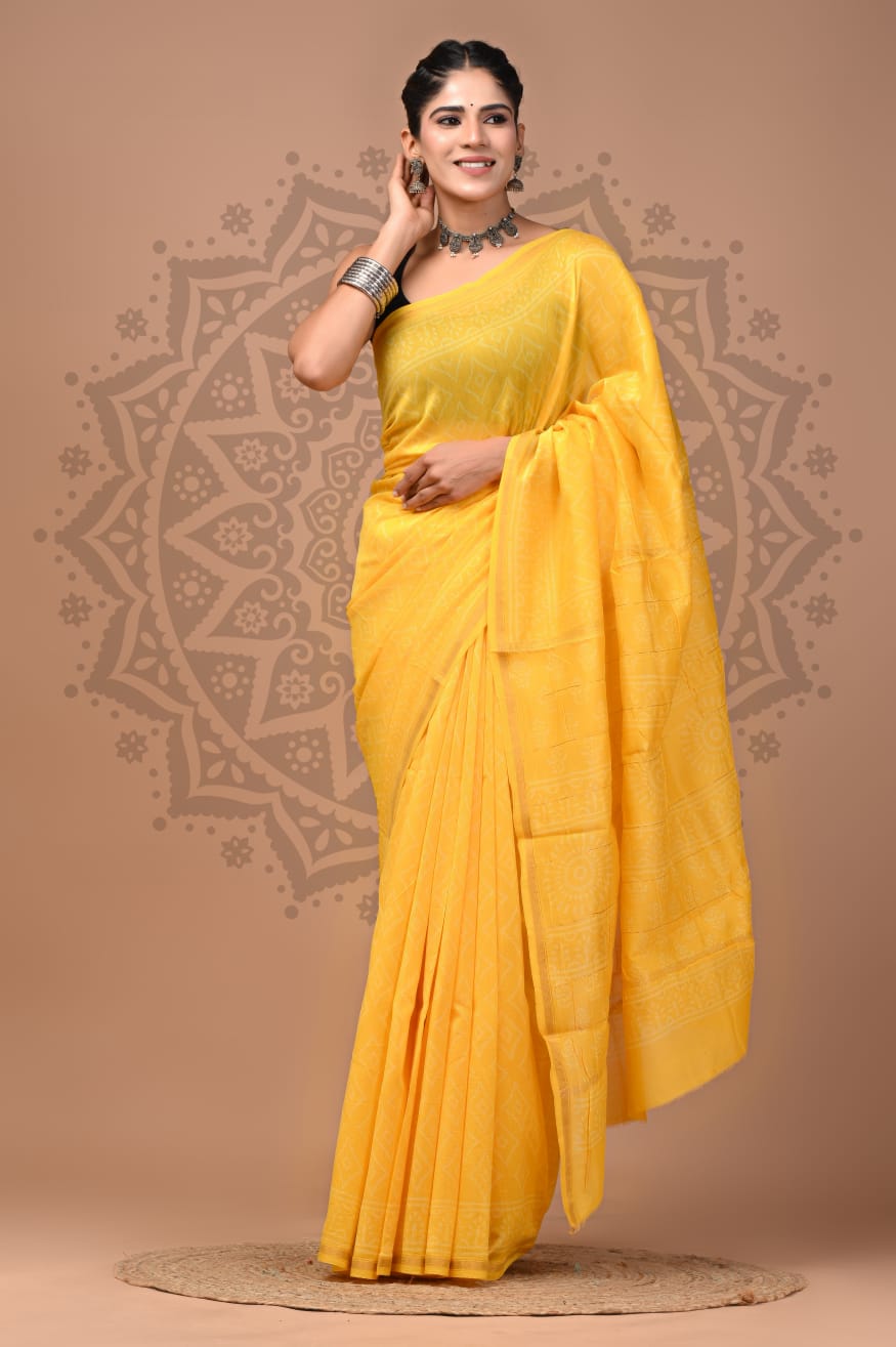 Chanderi Silk Handloom Saree
