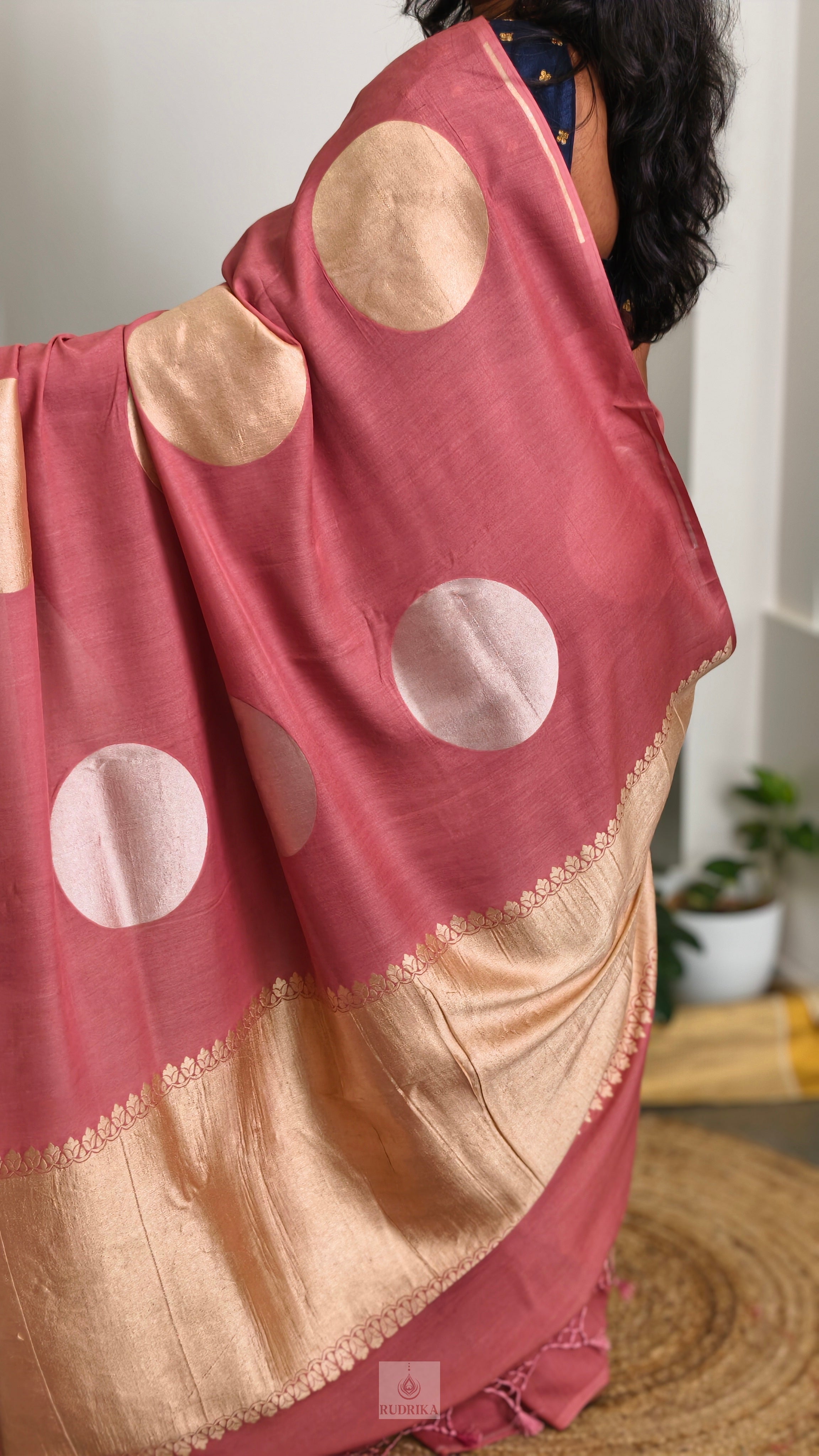 Georgette Khadi Handloom Saree