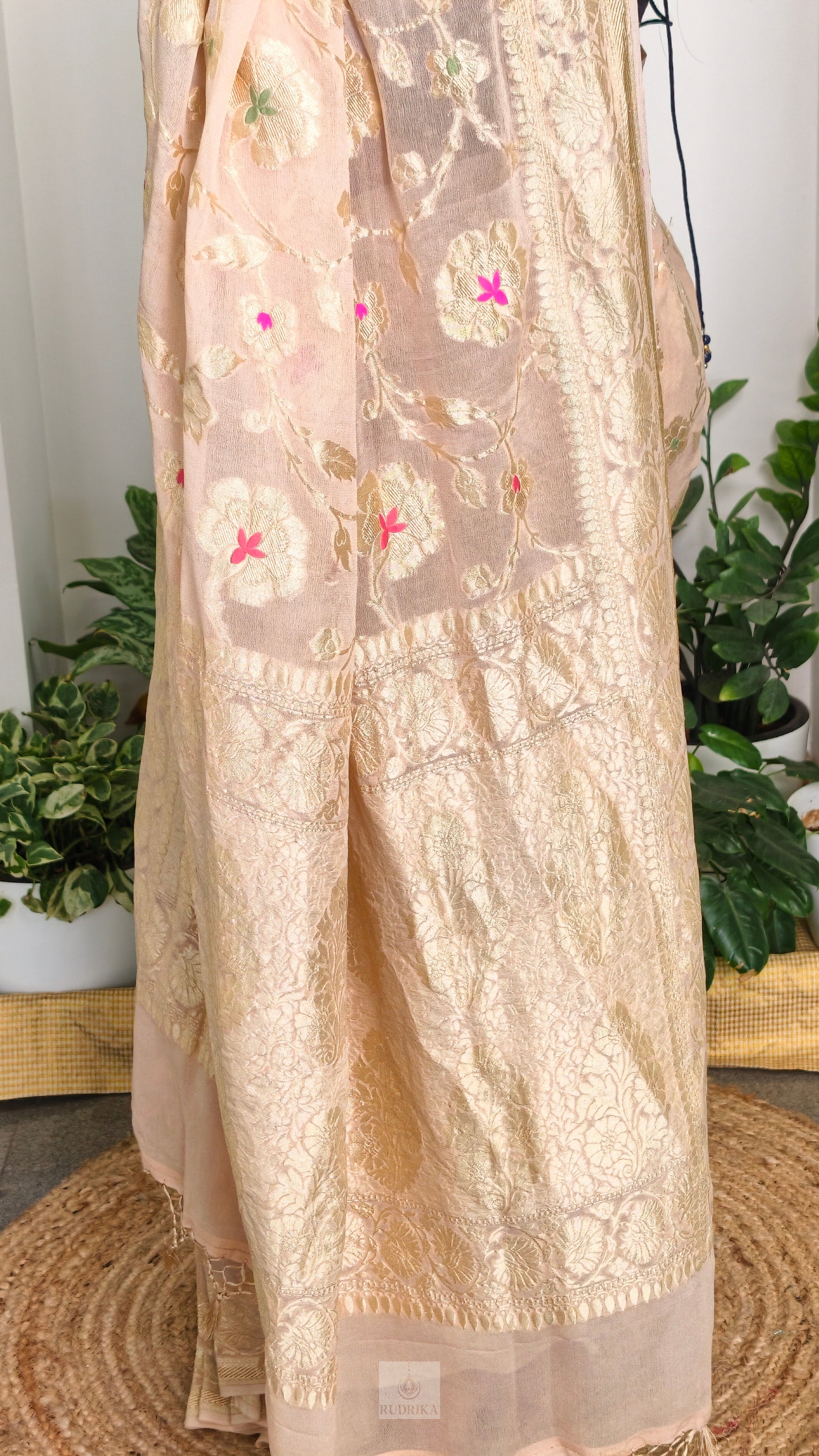 Georgette Banarasi Handloom Saree