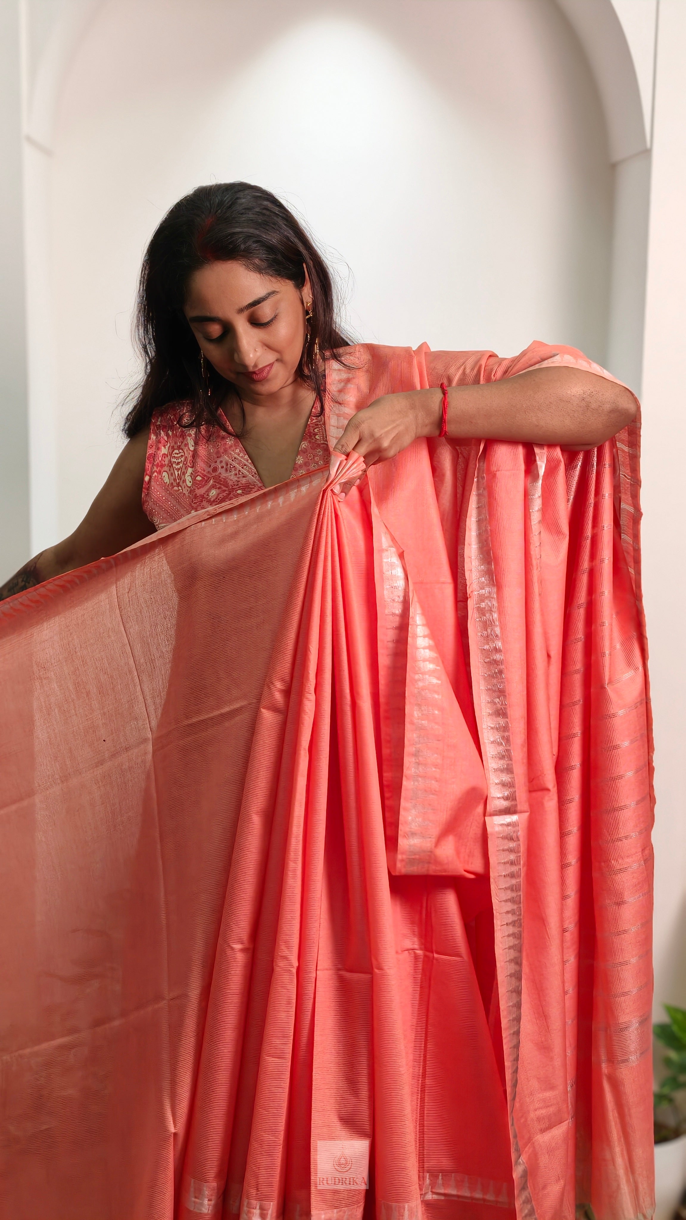 Semi-Tussar Soft Silk Saree