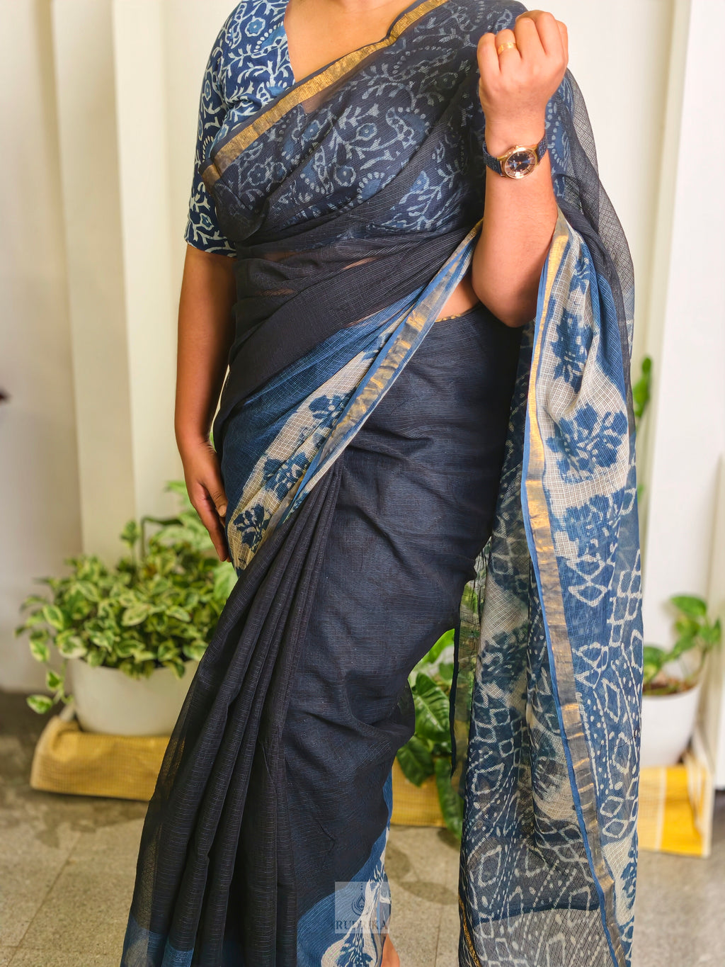 Kota Doria Cotton Saree