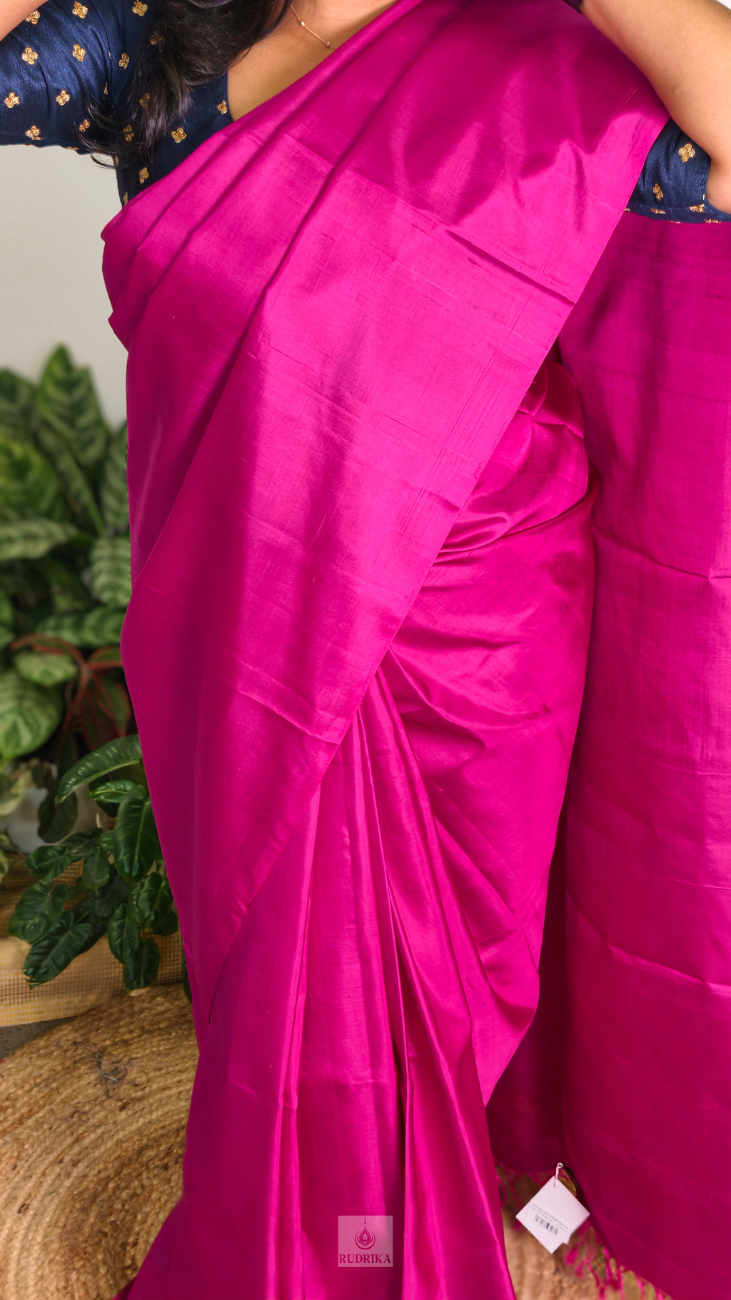 Kanjipuram Plain Saree