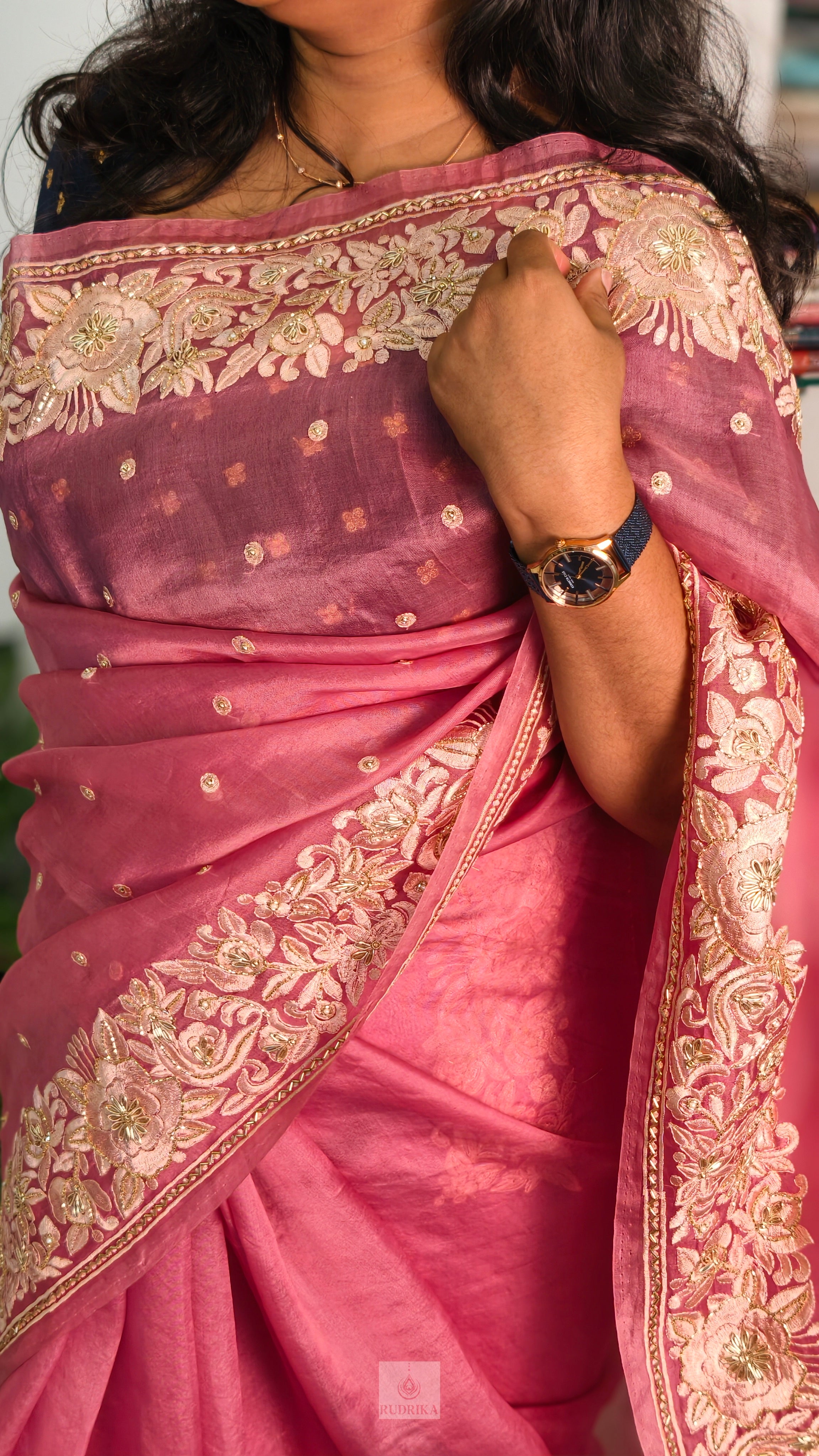 Organza with Handwork Saree