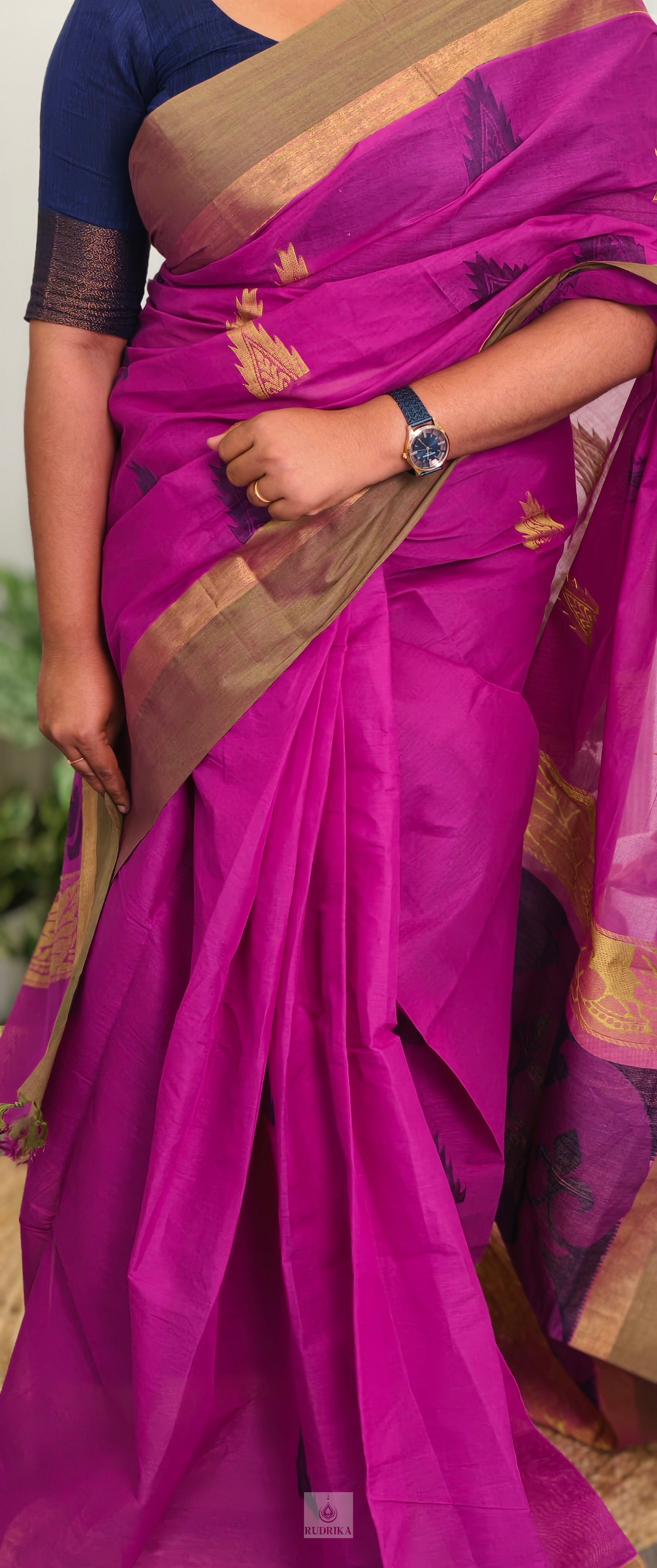 Banana Fiber Cotton Saree