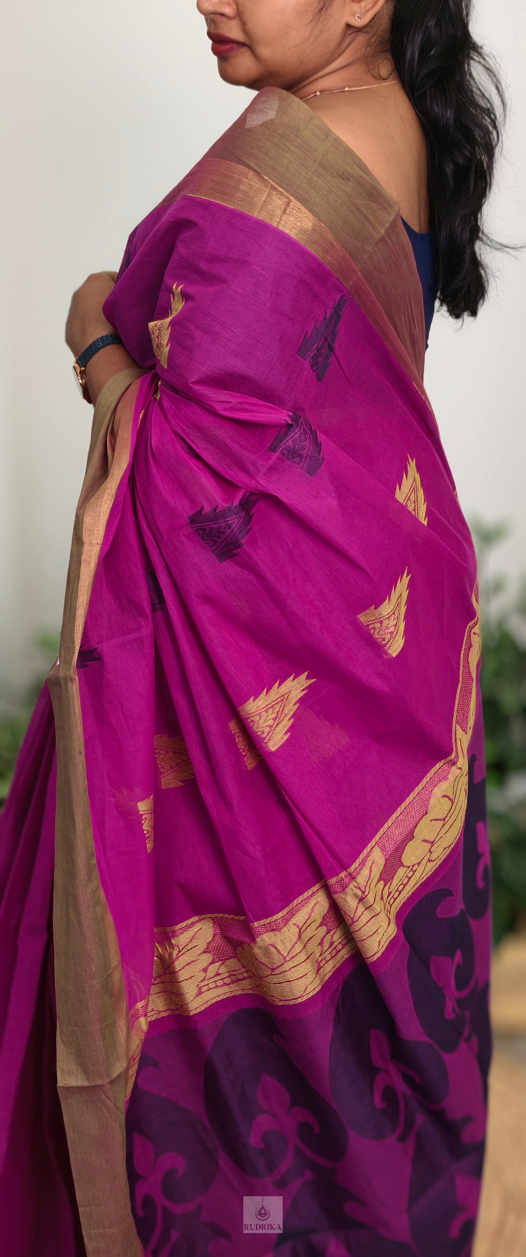 Banana Fiber Cotton Saree