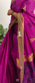 Banana Fiber Cotton Saree