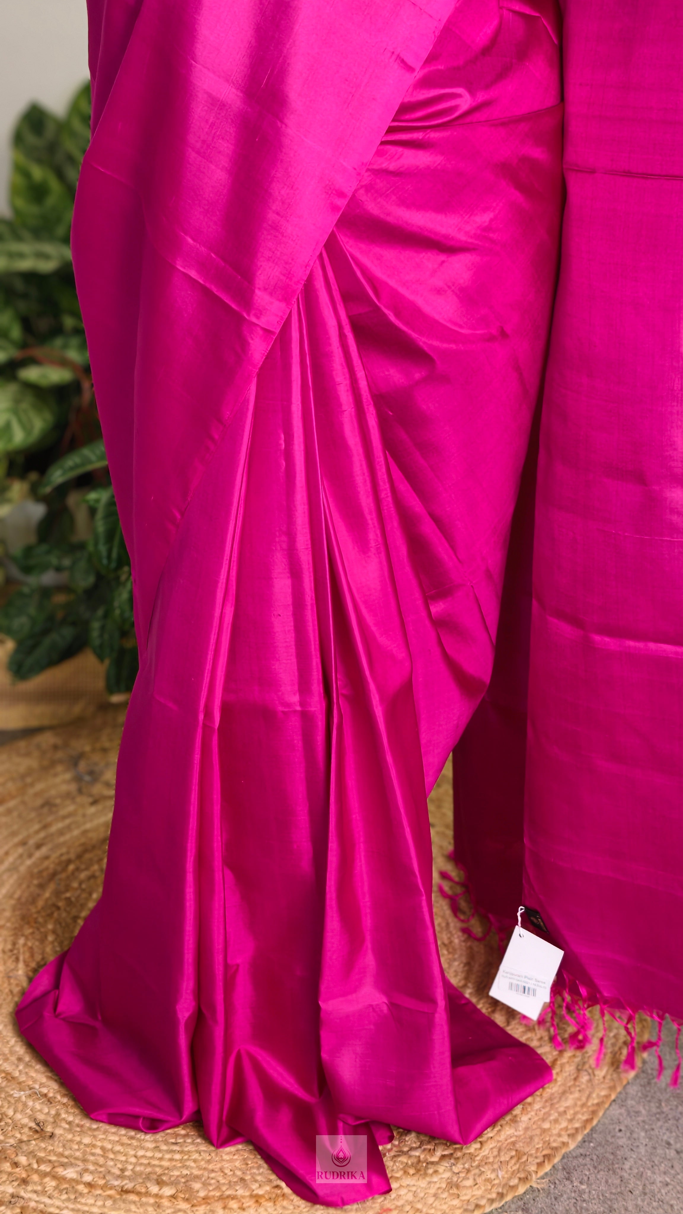 Kanjipuram Plain Saree