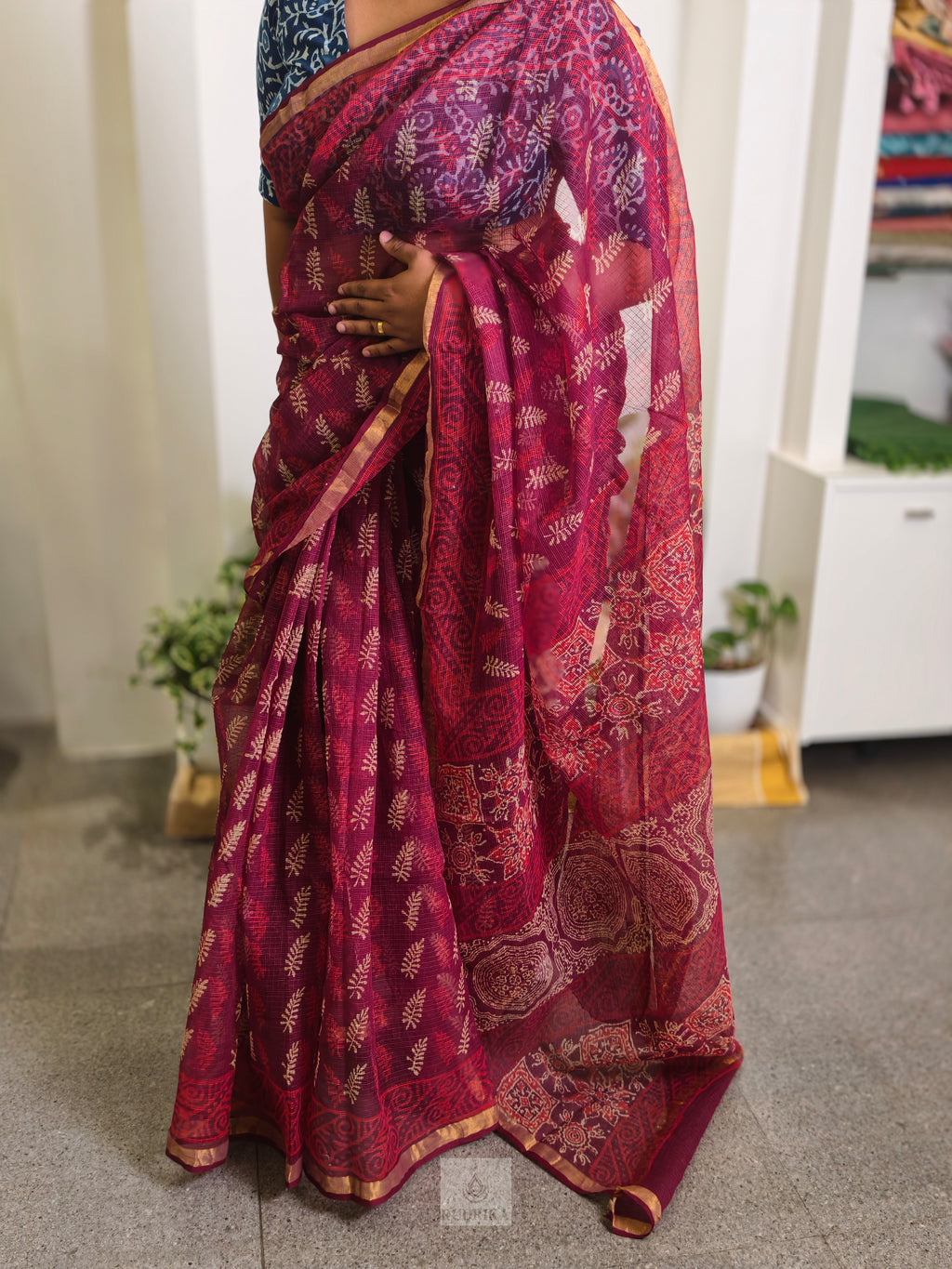 Kota Doria Cotton Saree