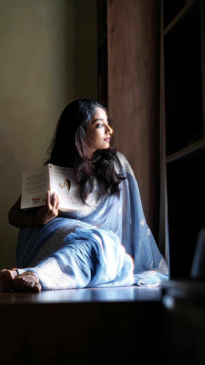 Georgette Banarasi with Silver Zari